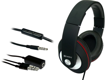Sandberg Play'n Go headset, czarny