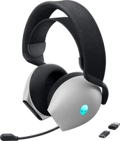 Dell Alienware Tri Mode Wireless Gaming Headset AW725H Lunar Light