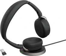 Jabra Evolve2 65 Flex USB-A MS w tym Wireless Charging pad