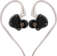 KZ ZS10 Pro z mikrofonem dark black