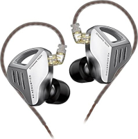 KZ ZVX bez mikrofon srebrny