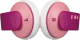 JVC Tinyphones HA-KD10W fioletowy/różowy