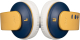 JVC Tinyphones HA-KD10W żółty/niebieski