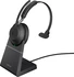Jabra Evolve2 65 Mono USB-C UC with Charging stojak czarny