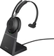 Jabra Evolve2 65 Mono USB-A MS with Charging stojak czarny