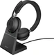 Jabra Evolve2 65 stereo USB-C UC with Charging stojak czarny