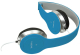 LogiLink stereo High Quality headset niebieski